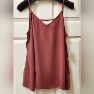Chic Mauve Spaghetti Strap Top